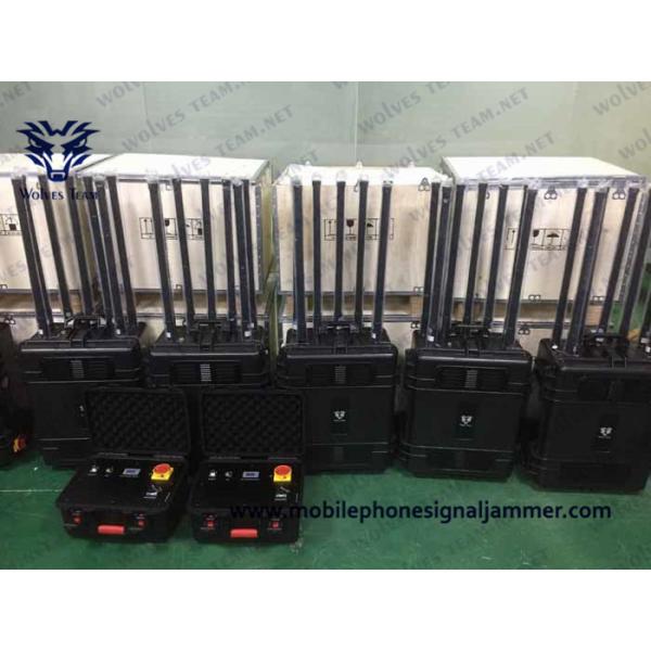 Buy cheap Waterproof Military Vehicle Bomb Jammer VHF UHF Cell Phone Signal Jammer With DDS Convoy Jamming System from wholesalers