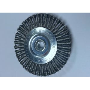 Buy cheap 125mm OD Knotted Wire Stringer Bead Pipeline Brush with M14 Nut for Weld Cleaning from wholesalers