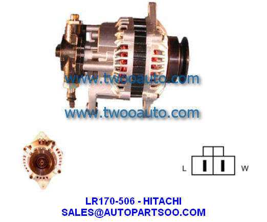 LR170-506 8971239090 - HITACHI Alternator 12V 75A Alternadores