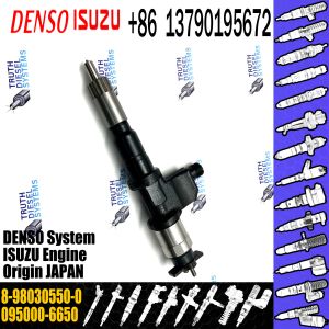 common rail injector 095000-6650 8-98030550-0 injector for Isuzu 6WF1 injector