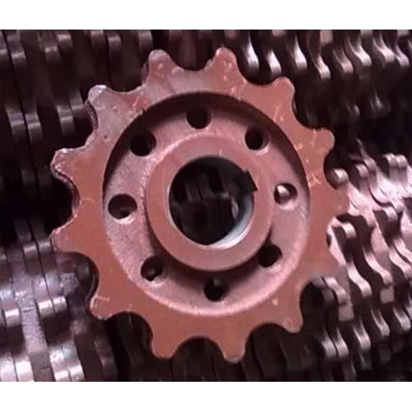 Heat Treatment Boiler Sprocket Wheel Double Pitch Chain Sprocket Antirust