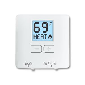 Flame Retardant ABS Digital HVAC Thermostat with Voice Control