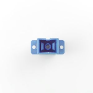 FTTH SC Optic Fiber Adapter with UPC Eared Dustproof Simplex Coupler Manufacture