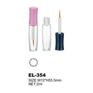 Buy cheap Cylinder Shape Empty Eyeliner Bottle With Screw Cap 2ml Capacity from wholesalers