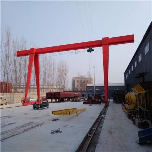 Buy cheap Q355E Material Low Temperature Resistance Single Girder Mobile Gantry Crane 15 Tons With Wire Rope Hoist from wholesalers