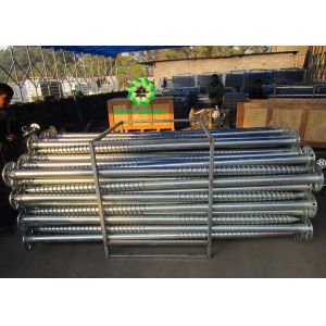 Buy cheap Galvanized Fence Screw Piles Simple And Easy Relocate For Solar Mounting System from wholesalers