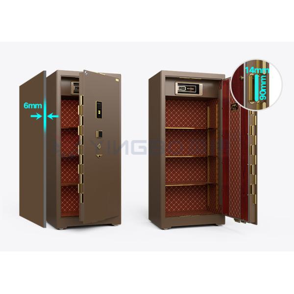 Dual Alarm Bank Commercial Safe Box Biometric Fingerprint Digital Steel Security Safe YB/ZY-150