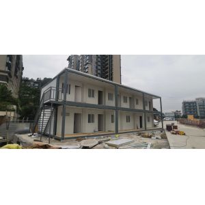Buy cheap Steel Detachable Container House Heat Insulation Prefabricated Homes from wholesalers