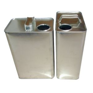 Buy cheap 3L Automotive Paint Cans 0.22mm Large Rectangular Tin Containers from wholesalers