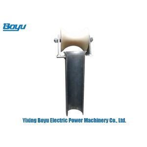 Buy cheap 80mm Transmission Line Stringing Tools Electrical Steel Cable Roller from wholesalers