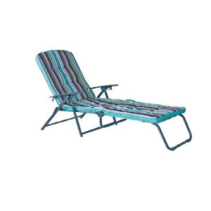 Buy cheap Customized Reclining Folding Padded Sun Loungers Sun Resistant For Patio garden from wholesalers