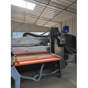 Buy cheap Fully Automatic Horizontal Glass Parity Sandblasting Machine with PLC Control System from wholesalers