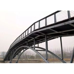 Structure Prefabricated Steel Truss Pedestrian Bridge Construction