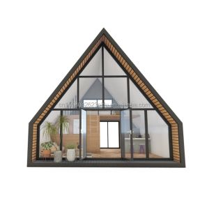 Main Structure Galvanized Steel Square Tubes Modern Triangle Outdoor House