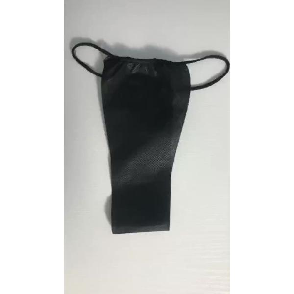 S&J Disposable Polypropylene PP Non Woven Thong T-back Panties Bikini,Opaque,SPA