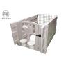 Buy cheap Calf Hutch Housing Plastic Cattle Drinking Troughs With Fence For 4 Calves Simultaneously from wholesalers