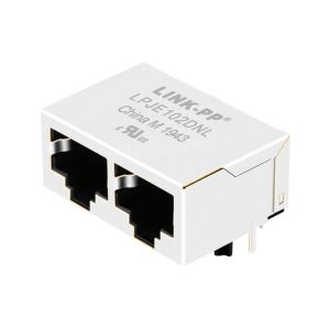Buy cheap Tab Down Without LED 1X2 Port Side Entry Pcb Shielded RJ45 Modular Jack without Integrated Magnetics from wholesalers