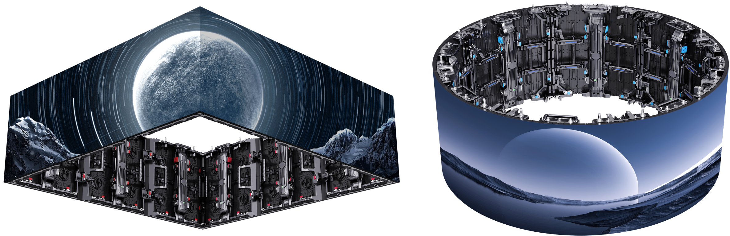 Buy cheap Stadium Perimeter LED Display with Die-casting Aluminum Cabinet and 500*500mm product