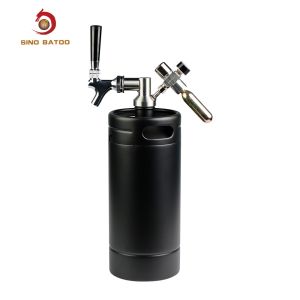Buy cheap Matte Black 3.8l Ss304 Pressurized Mini Keg Dipenser Kit from wholesalers