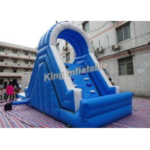 Buy cheap Blue Family Double Stitching Inflatable Water Slide For Kids from wholesalers