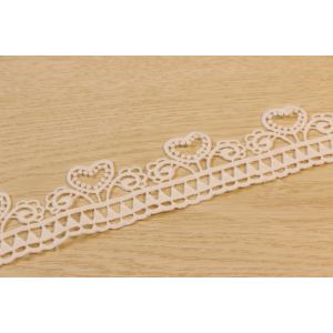 Buy cheap Multiusage Guipure Lace Trims , Nonelastic Embroidered Trim Ribbon from wholesalers
