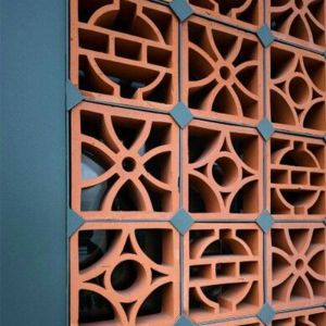 Buy cheap Firebrick Refractory Lightweight Modern Design Courtyard Exterior Hollow Clay Hollow Terracotta Breeze Block from wholesalers
