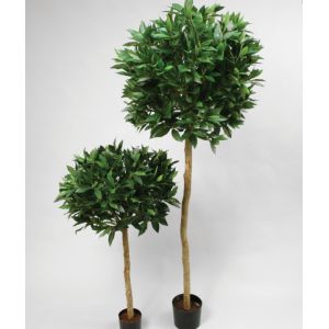 Buy cheap Height 160cm Artificial Potted Floor Plants Plastic Laurel Tree from wholesalers