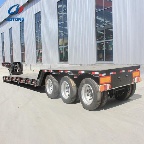 Buy cheap Hydraulic Removable Gooseneck Lowboy Trailer 100T Payload 18000mm from wholesalers