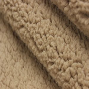 Buy cheap Plain  Soft Faux Suede Sherpa Fabric Dying Sherpa Terry Fleece from wholesalers