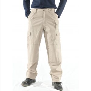 Buy cheap UL NFPA2112 Khaki CAT FR Cargo Pants CFR 7.5Oz With 7 Pockets product