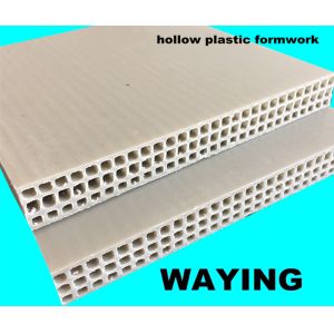 Buy cheap Waterproof Plastic Template Wall 15mm Hollow Plastic Formwork from wholesalers
