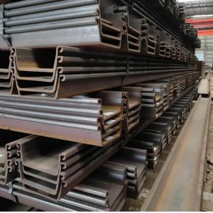 Buy cheap Hot rolled U steel sheet piling engineering construction from wholesalers
