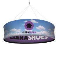 Buy cheap Foldable Indoor Hanging Banners Ceiling Advertising Circle Hanging Sign PSD product