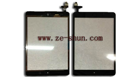 Quality Digitizer Apple IPad Spare Parts For Ipad Mini Touchscreen Complete Black for sale
