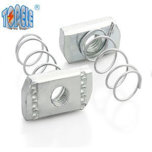 Buy cheap Pre Galvanized Steel M6 Long Spring Channel Nut from wholesalers