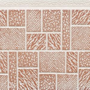Light Weight Mosaic Pattern B2 Fireproof Polyurethane Composite Sandwich Wall