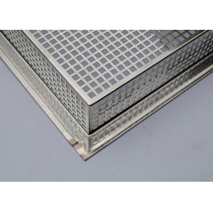 Food Industry FDA Ss201 3cm Wire Mesh Tray
