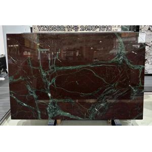 Brazil Red Marble Top Slab Waterproof Versatile With Customized Thickness
