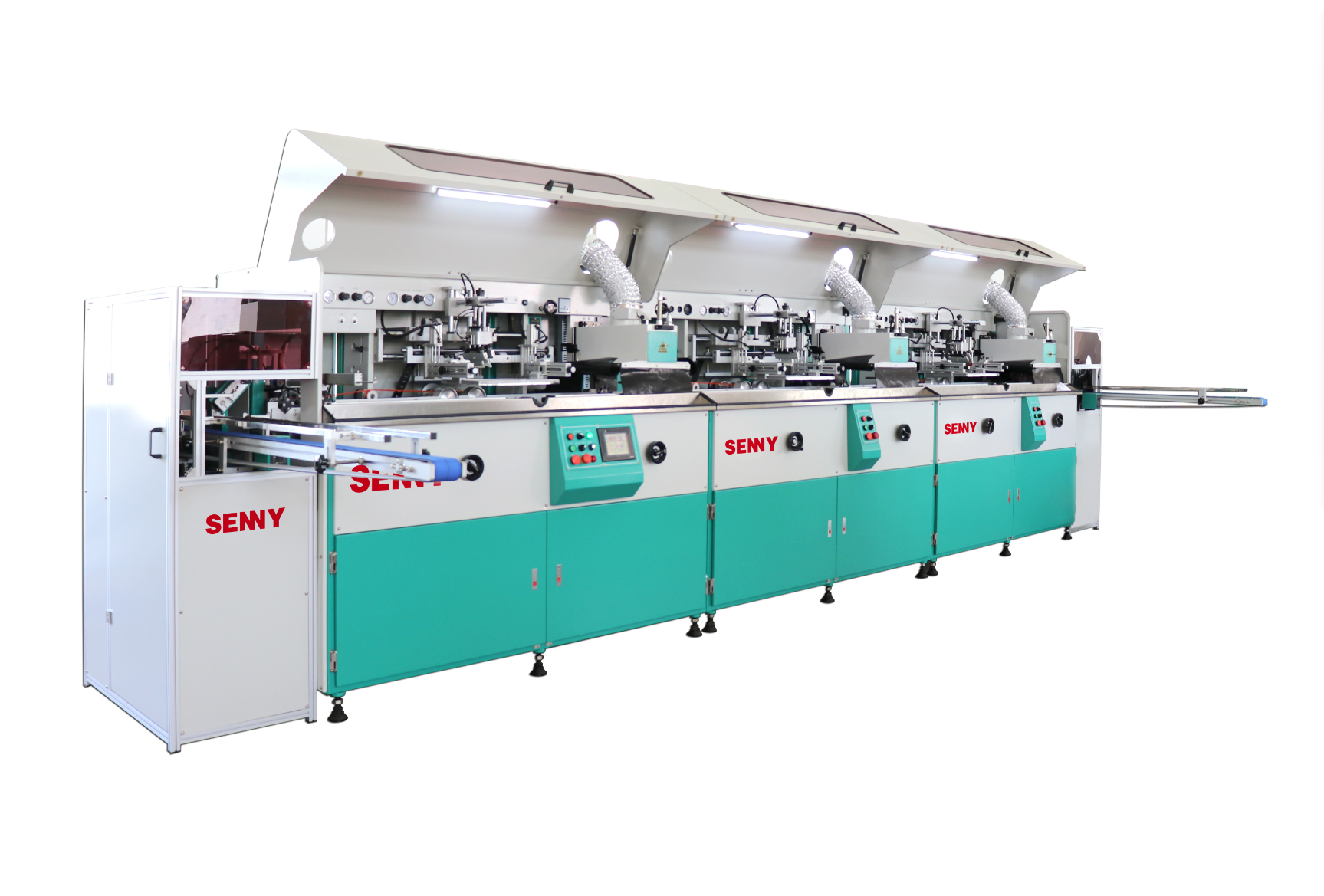 Automatic Linear Screen Printing Machine for Plastic Bottles with Plasma Surface