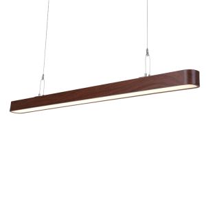Buy cheap Super Brightness Linear LED Pendant Lights 110V-240V Wood Grain Color from wholesalers