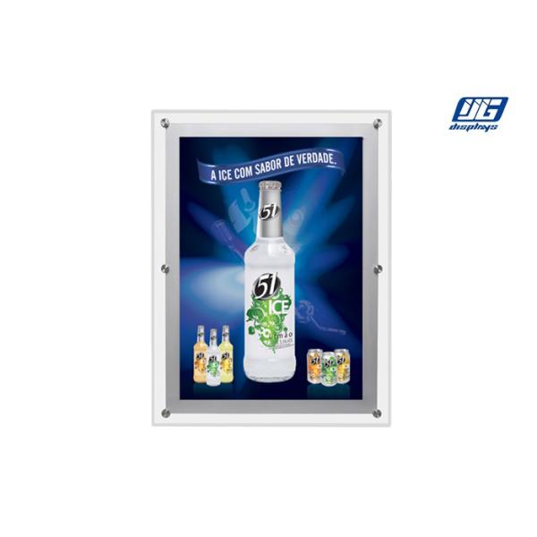 Quality Wall Mounted Crystal LED Light Box / DC12V / 24V Led Advertising Light Box for sale