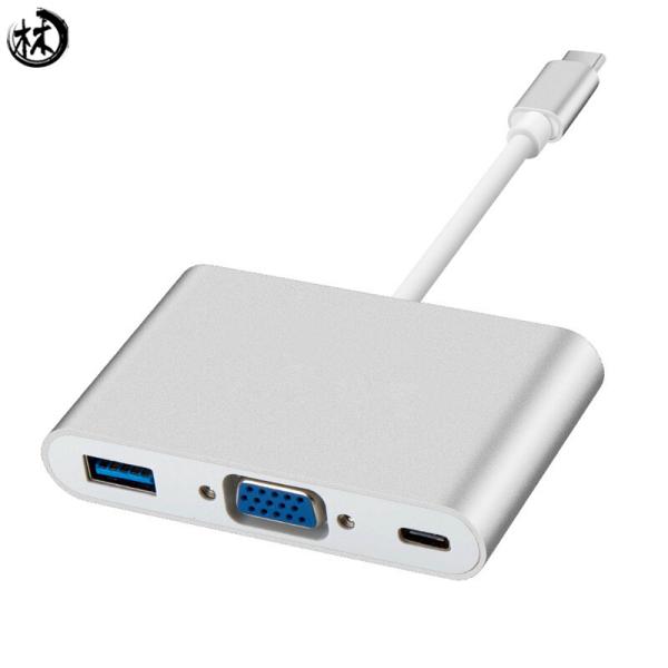 Buy cheap Kico USB C Adapter Hub Type C USB 3.1 to VGA USB 3.0 Cable Multiport Digital AV Adapter with Type C PD Data and Charging Adapter from wholesalers