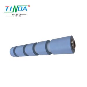 Buy cheap High Flexibility Blue Conductive Rubber Roller with Precise Tolerance and Low Noise from wholesalers
