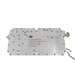 X-Band 8000-11000MHz 20W Wideband Amplifier Microwave RF Power Amplifier for