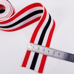 Wide 4CM Jacquard Striated Ribbon For Underwear Waistband Jacquard Elastic Band
