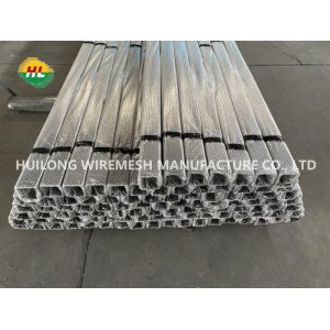 Buy cheap Black Color Clear View 8 Gauge Welded Wire Fence High Security Square Post from wholesalers