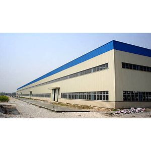 Q345B Structural Steel Warehouse For Logistic With Alu. Window And Rolling Door