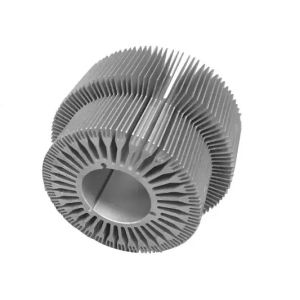 Buy cheap High quality anodized aluminium extrusion sunflower heat sink from wholesalers