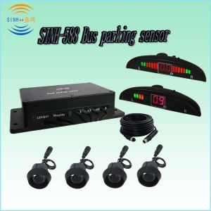 Buy cheap 12v or 24V Input LED Bus and Truck  Parking Sensor System  The detection range is 5 meter waterproof radar from wholesalers