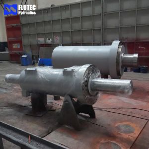 Buy cheap 450*70*210 Hydraulic Piston Cylinder Machinery Accessory With Fixed Mounting Bayonet from wholesalers